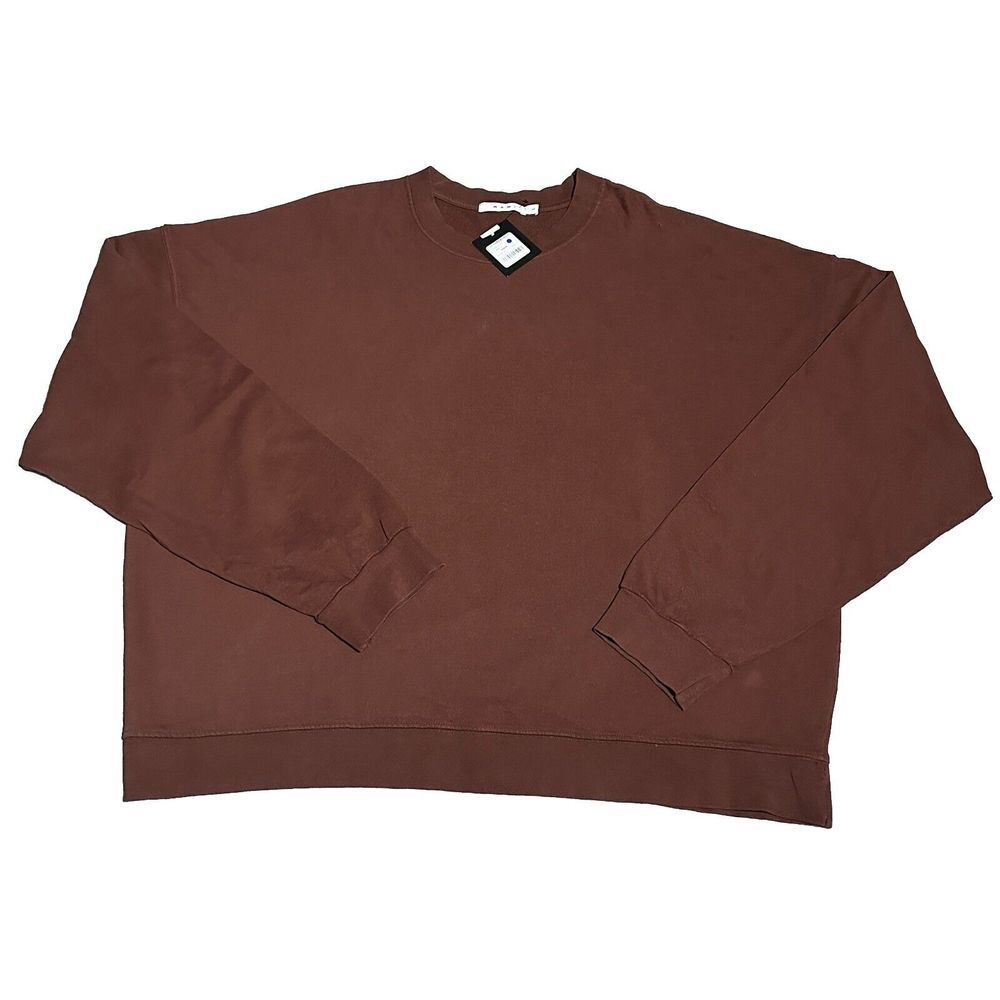 Men's MNML Oversized Long Sleeve Tee Shirt‎ XL Clay